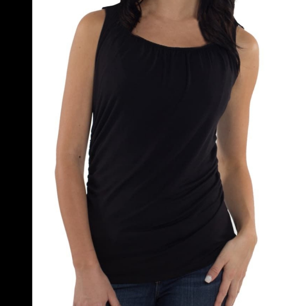 Udderly Hot Mama black sleeveless shirt